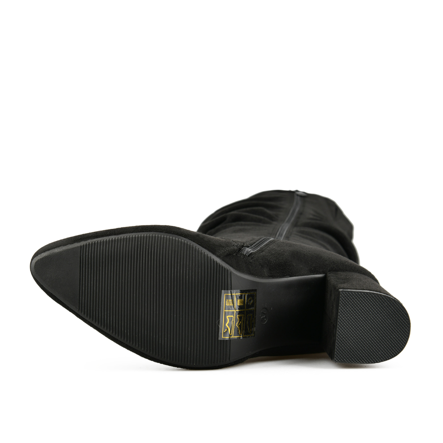 cizme damă textil negru 4