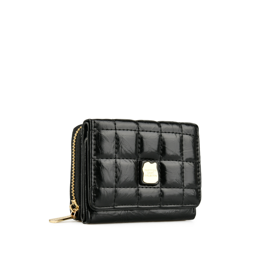 дамско портмоне еко кожа черно 0