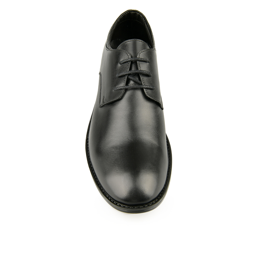 ανδρικά παπούτσια φυσικό δέρμα μαύρο 1