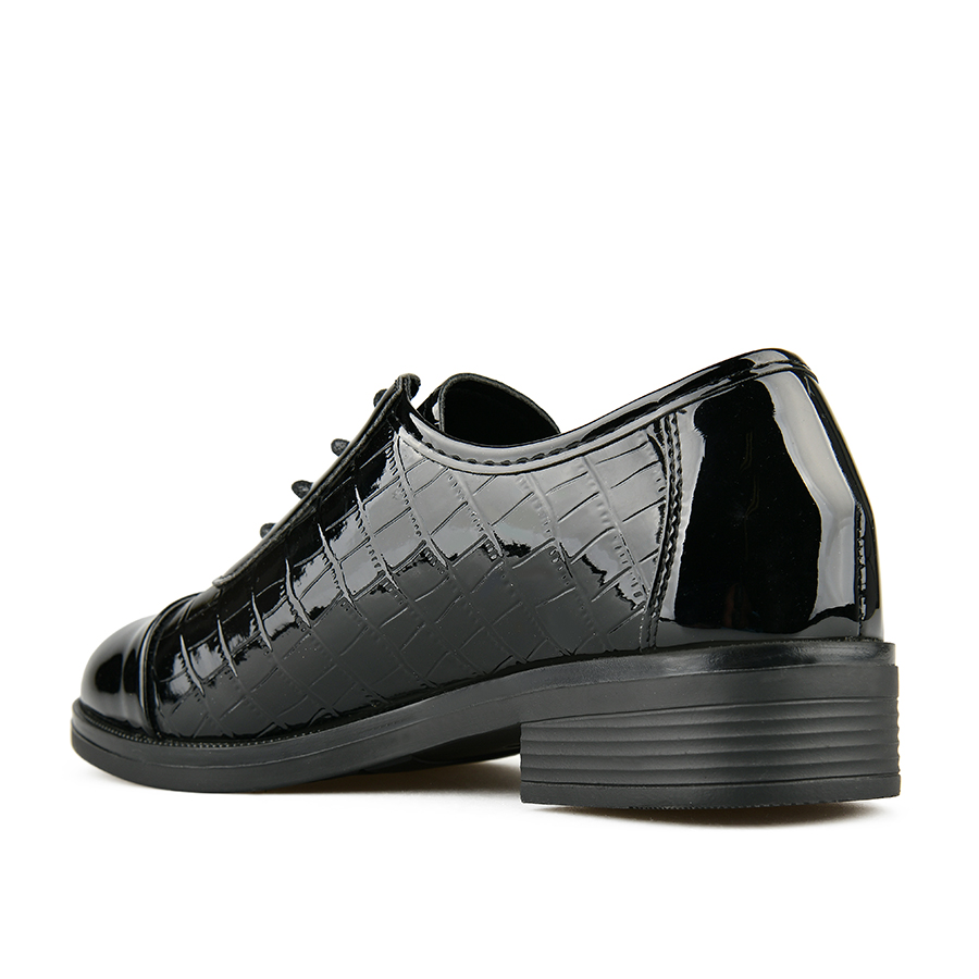 γυναικεία παπούτσια οικολογικό δέρμα μαύρο 3