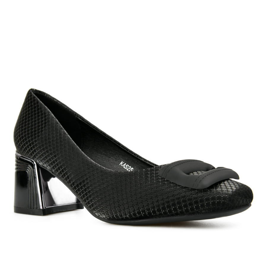 γυναικεία παπούτσια οικολογικό δέρμα μαύρο 2