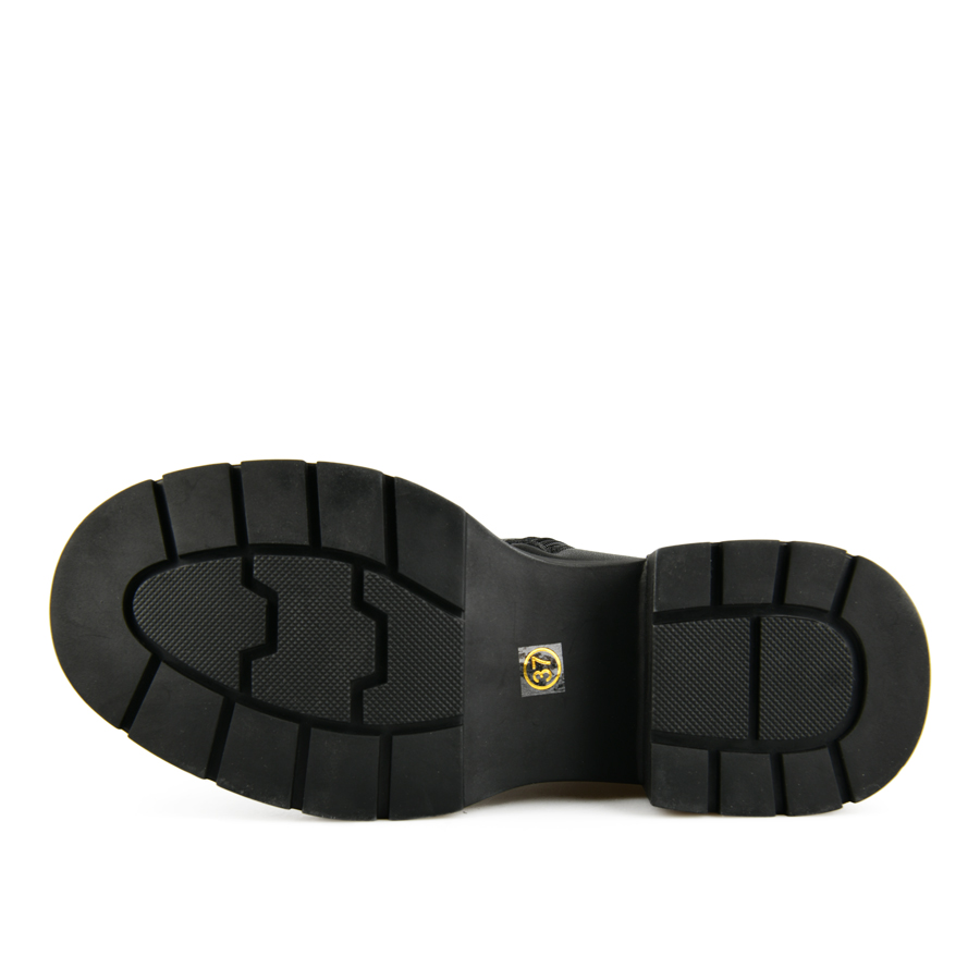 botine damă piele naturală negru 4