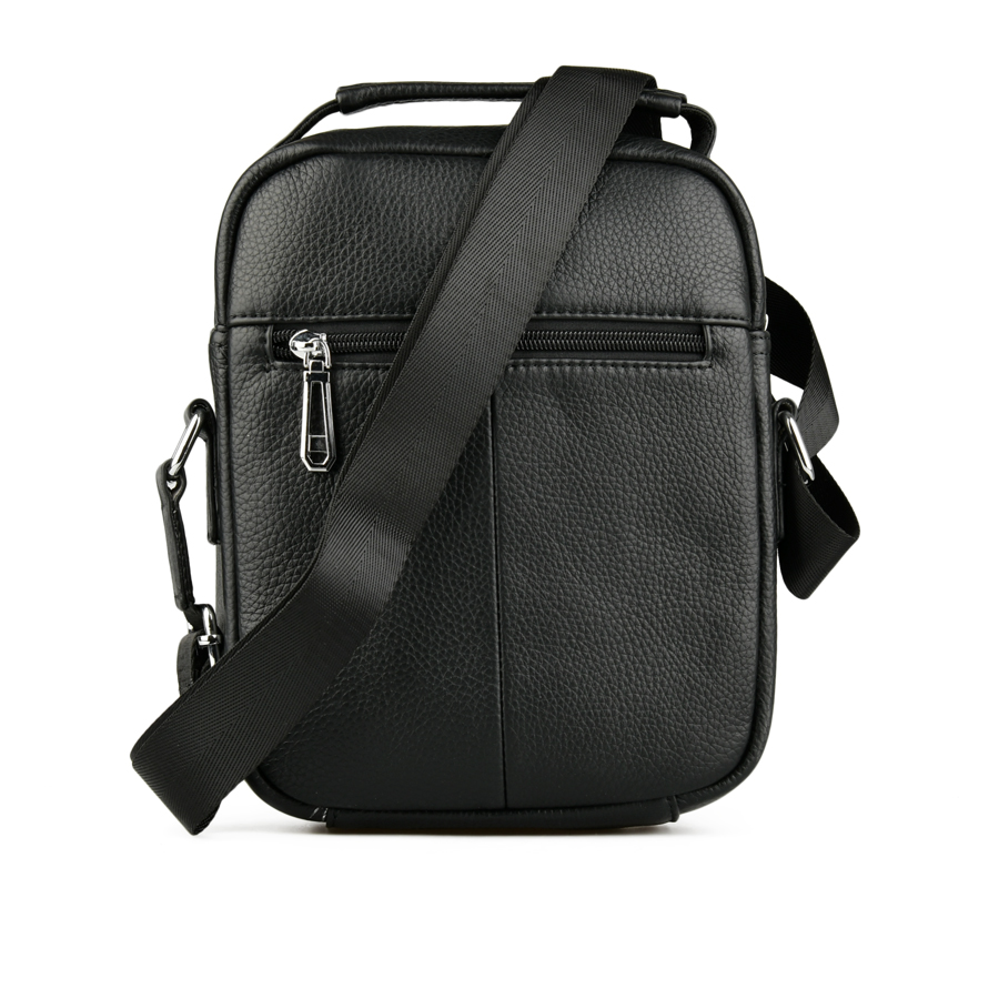 geantă bărbați piele naturală negru 1