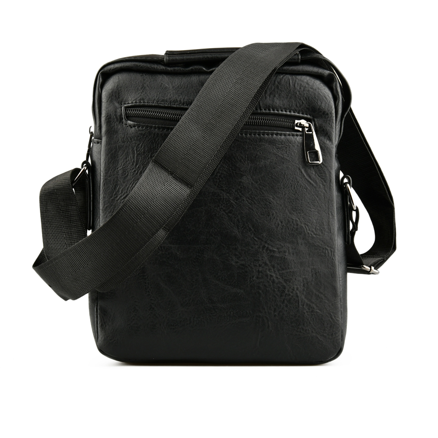 geantă bărbați piele ecologică negru 1
