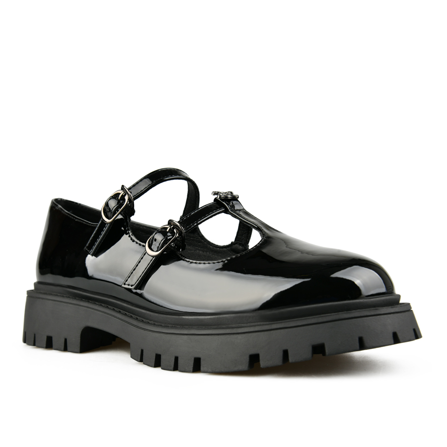 γυναικεία παπούτσια οικολογικό δέρμα μαύρο 1