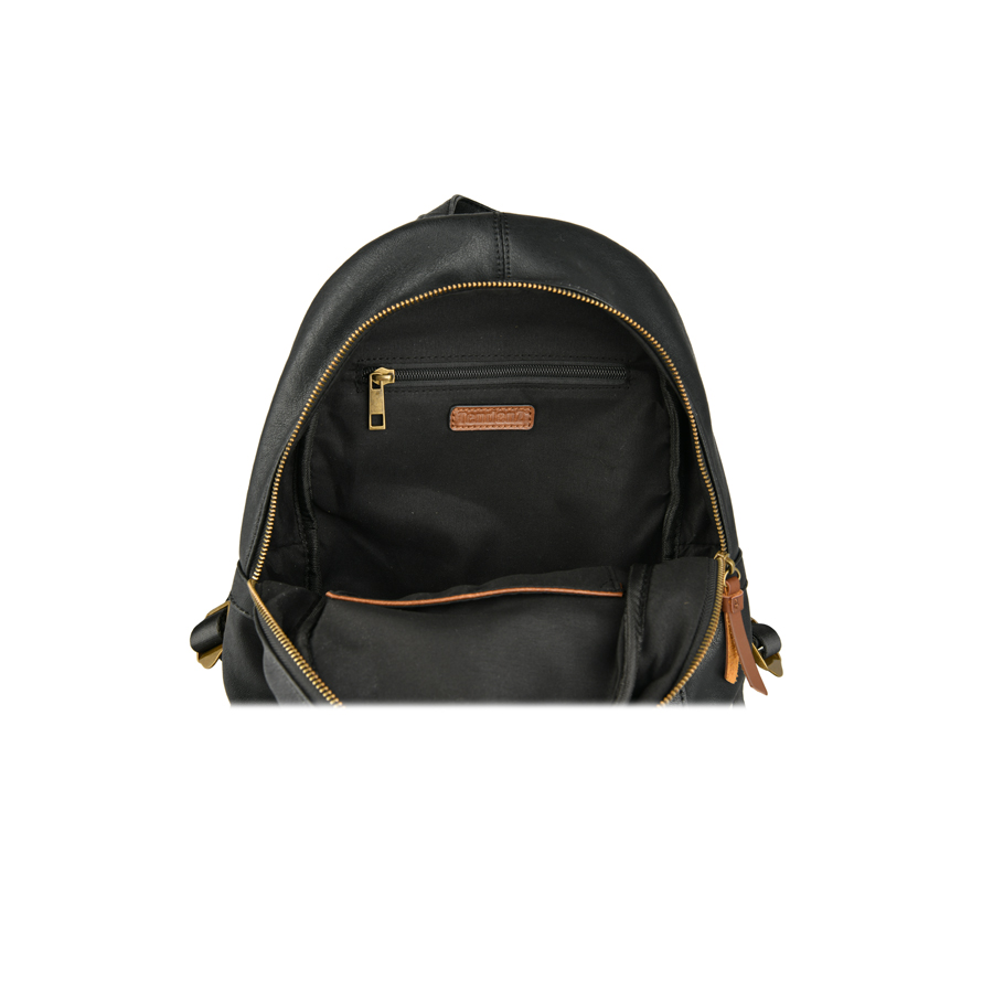 дамска раница еко кожа черна 2