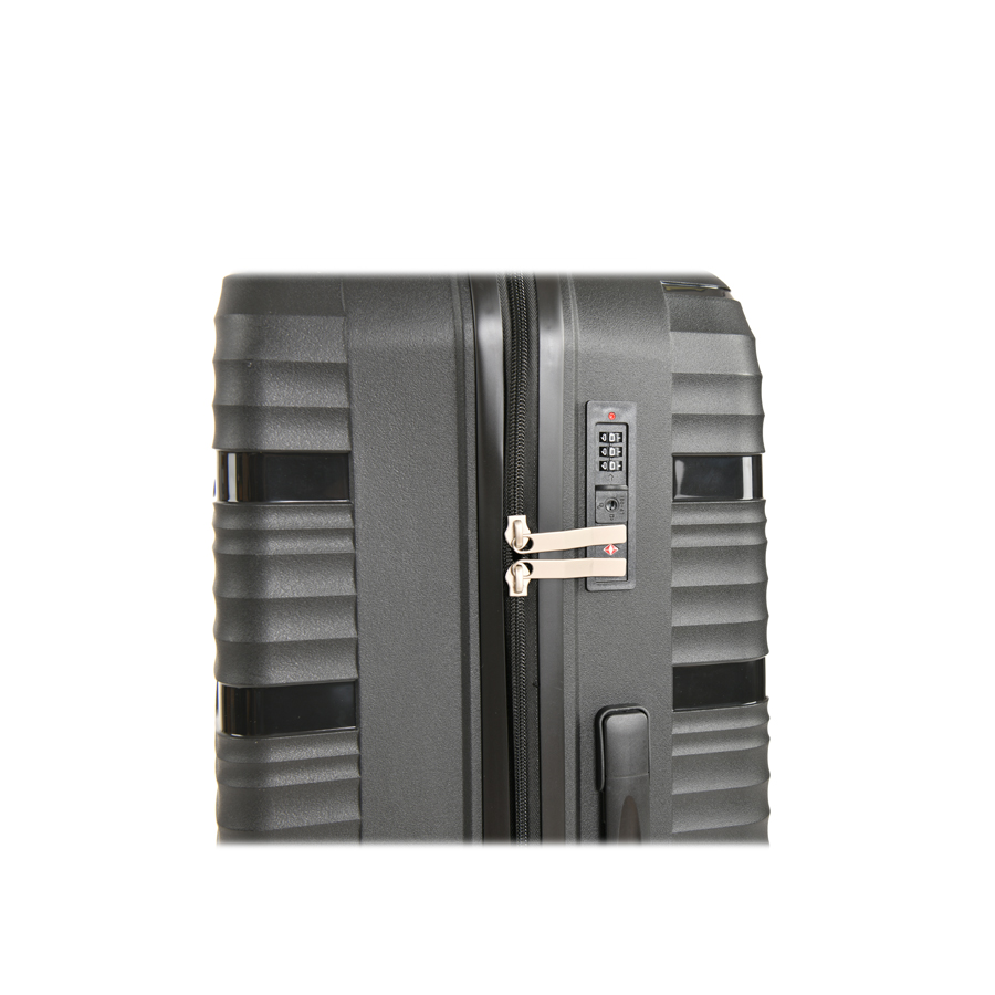 μεσαίο bαλίτσα πολυπροπυλένιο μαύρο 5