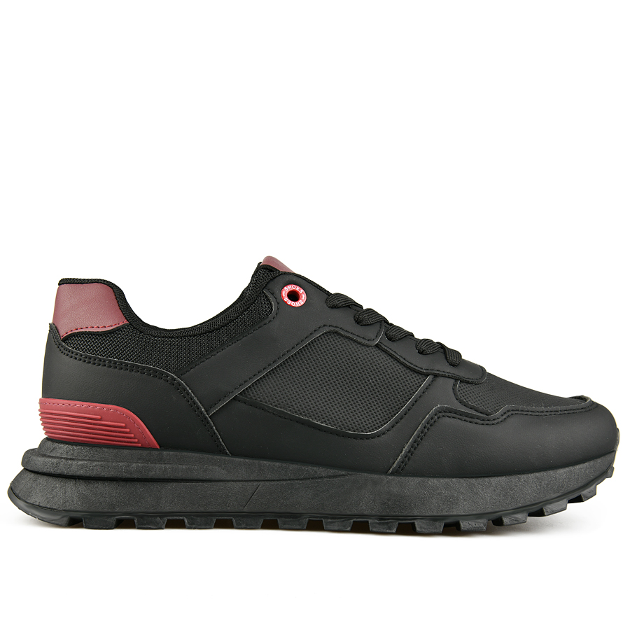 adidași bărbați piele ecologică/textil negru 0