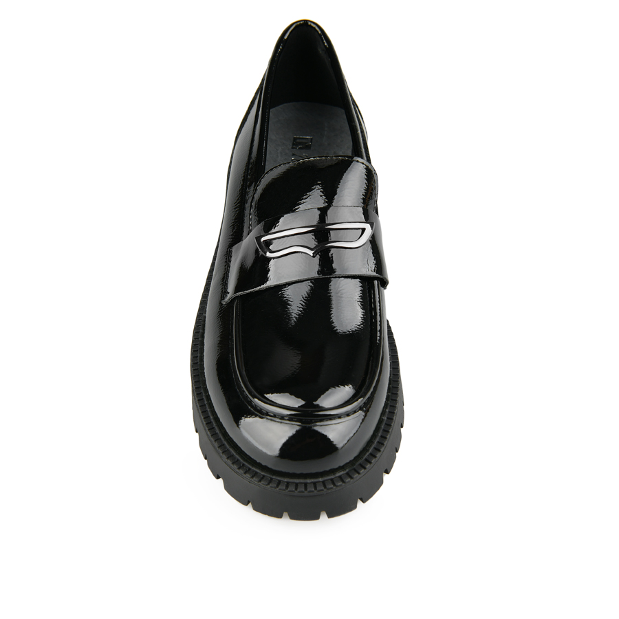 γυναικεία παπούτσια φυσικό δέρμα μαύρο 2