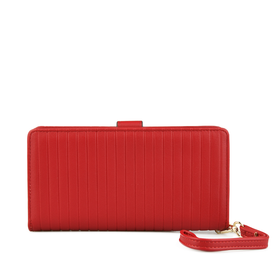 γυναικείο πορτοφόλι οικολογικό δέρμα κόκκινο 1