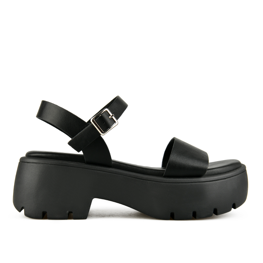 γυναικεία σανδάλια οικολογικό δέρμα μαύρο 0