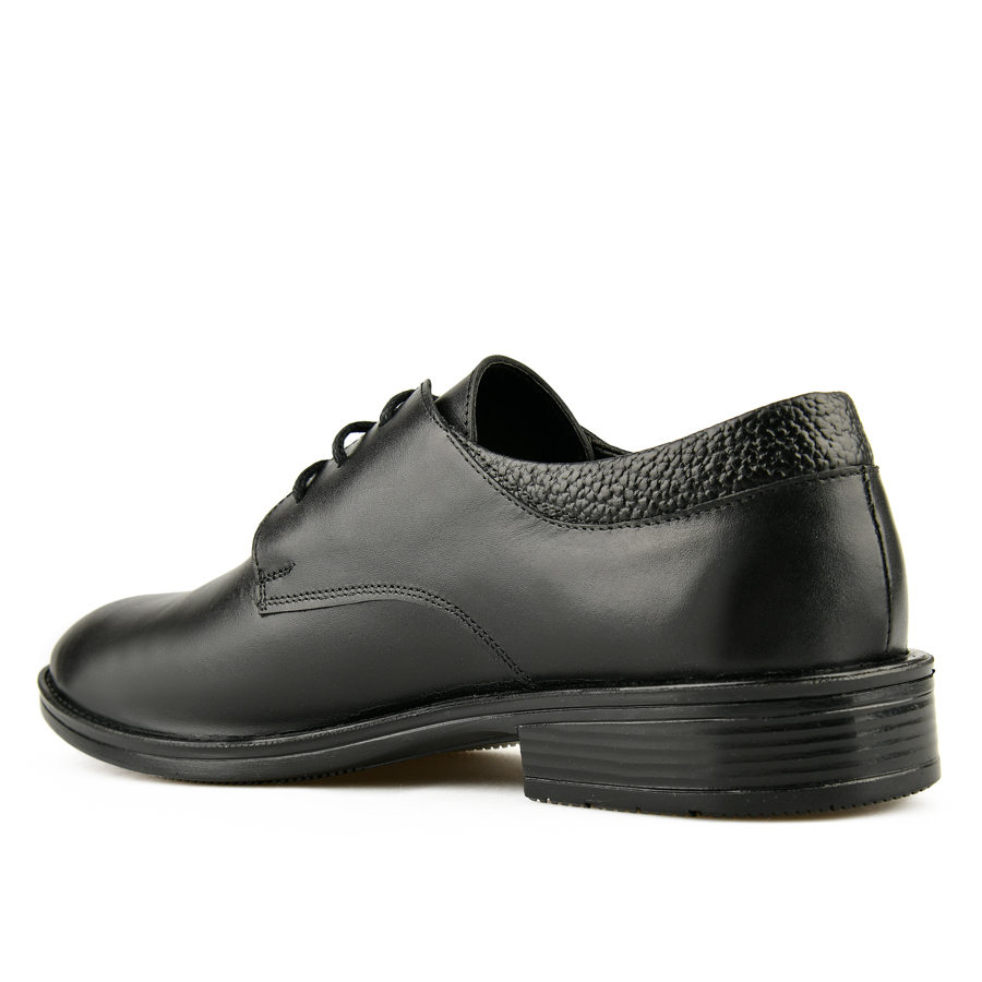 ανδρικά παπούτσια φυσικό δέρμα μαύρο 3