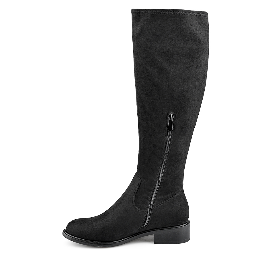 cizme damă textil negru 1