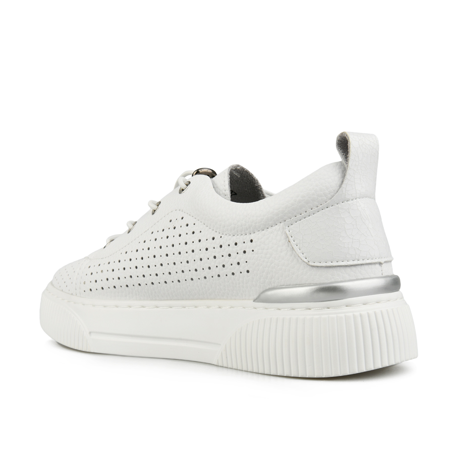 дамски обувки естествена кожа бели 3