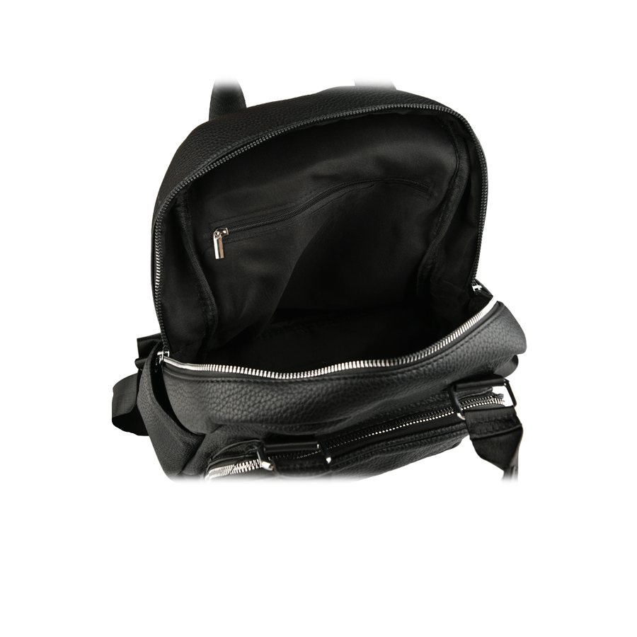 rucsac damă piele ecologică negru 2