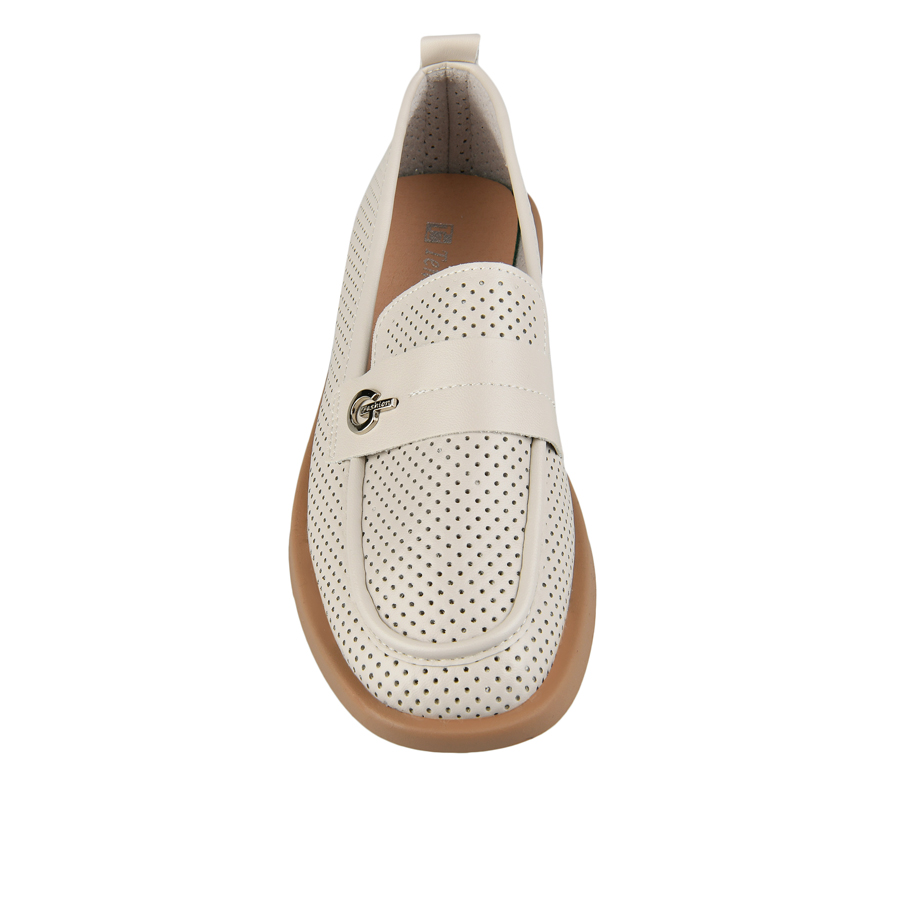 дамски обувки еко кожа бежови 1