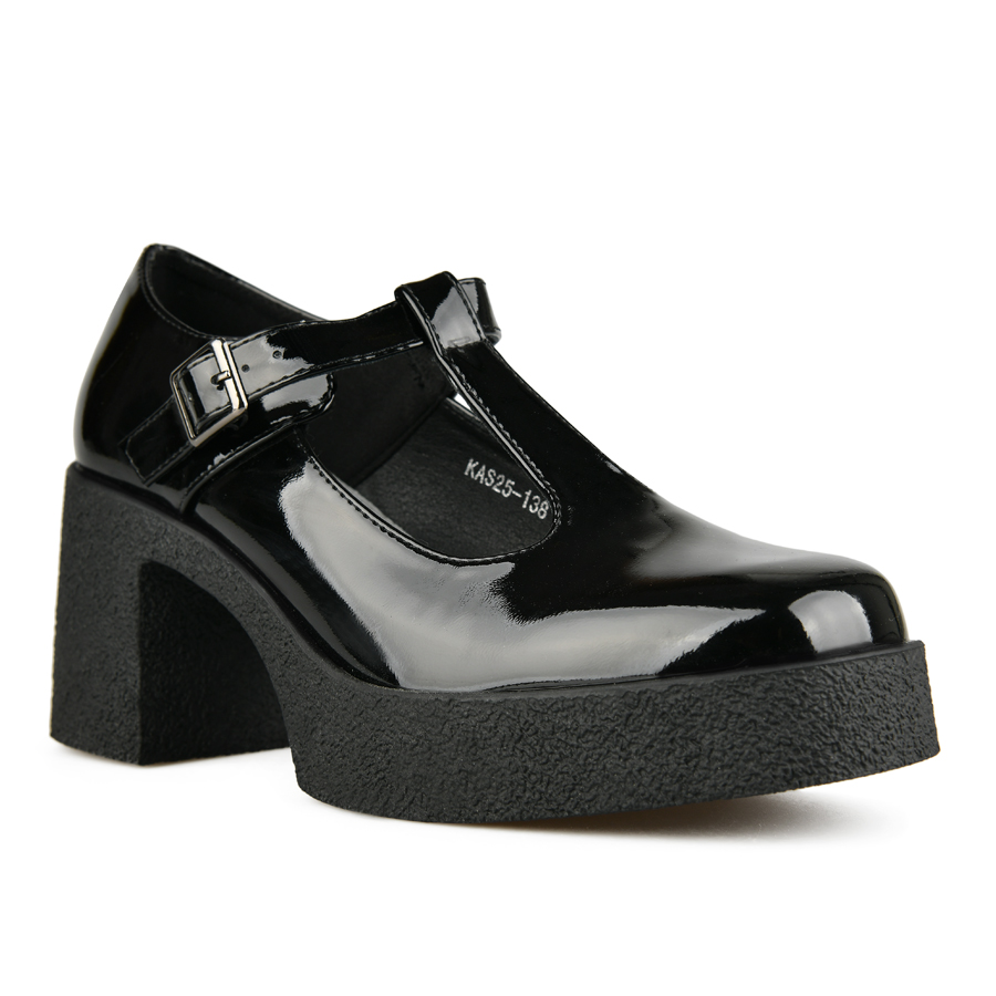 дамски обувки еко кожа черни 2