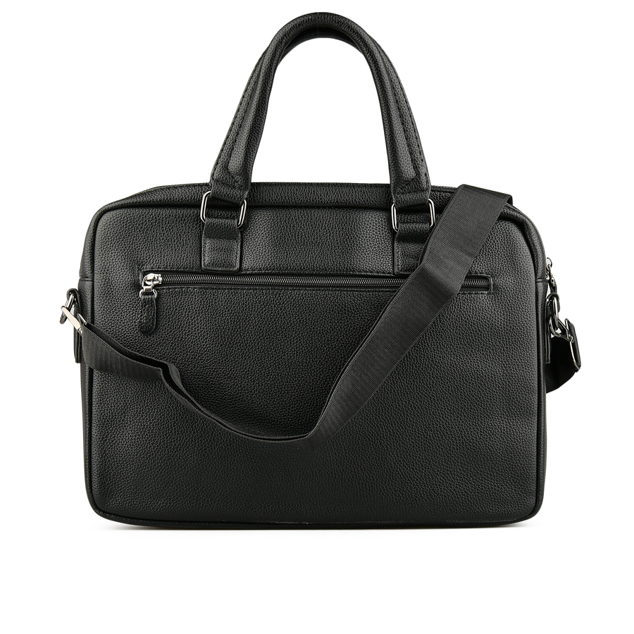 geantă bărbați piele naturală negru 1