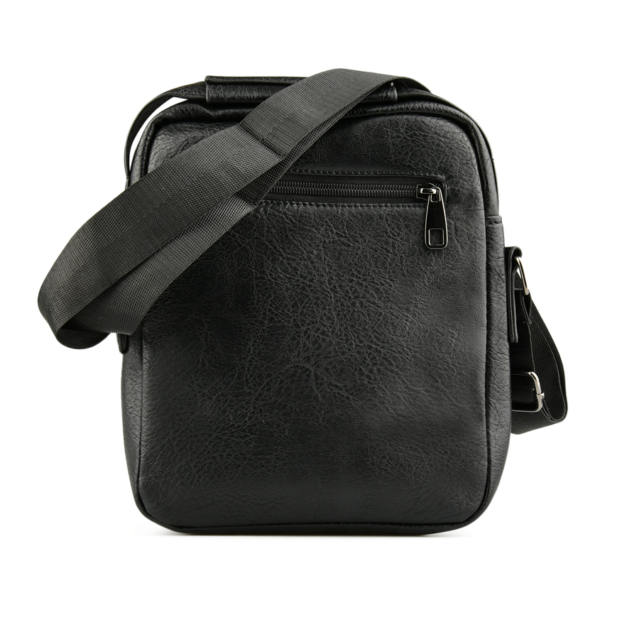 geantă bărbați piele ecologică negru 1