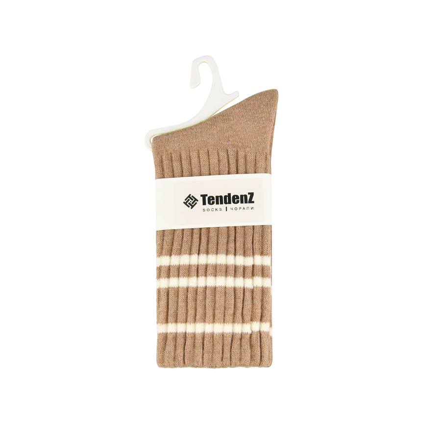 șosete damă textil maro deschis 0