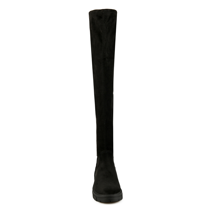 cizme damă textil negru 2