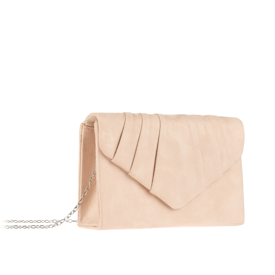 дамски клъч текстил розов 0