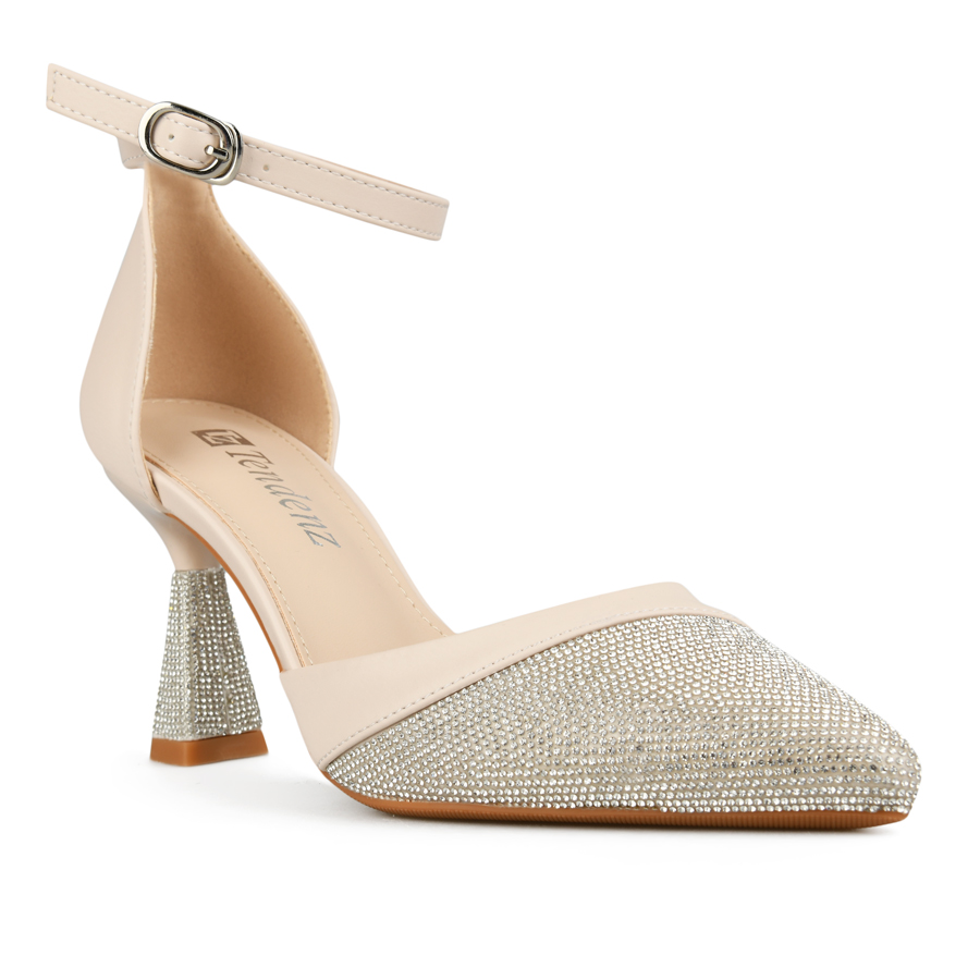 γυναικεία σανδάλια οικολογικό δέρμα μπεζ 2