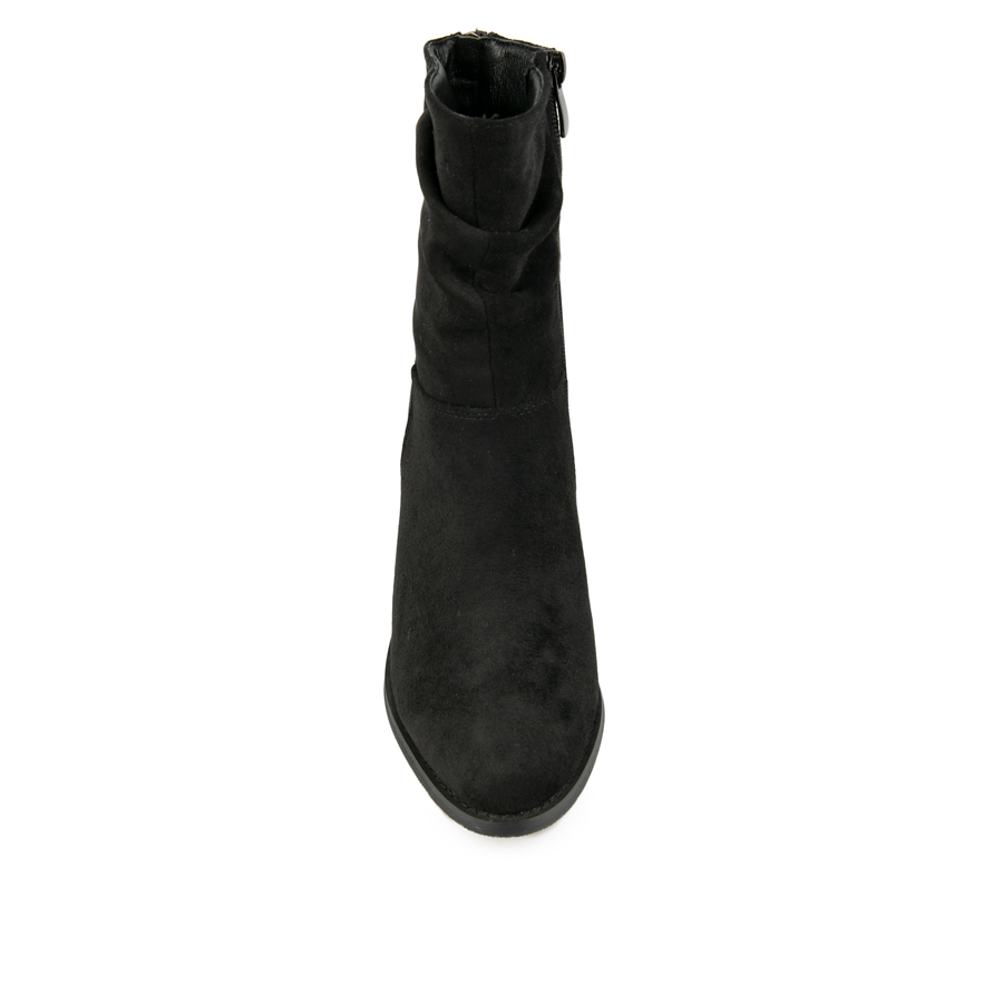 botine damă textil negru 2