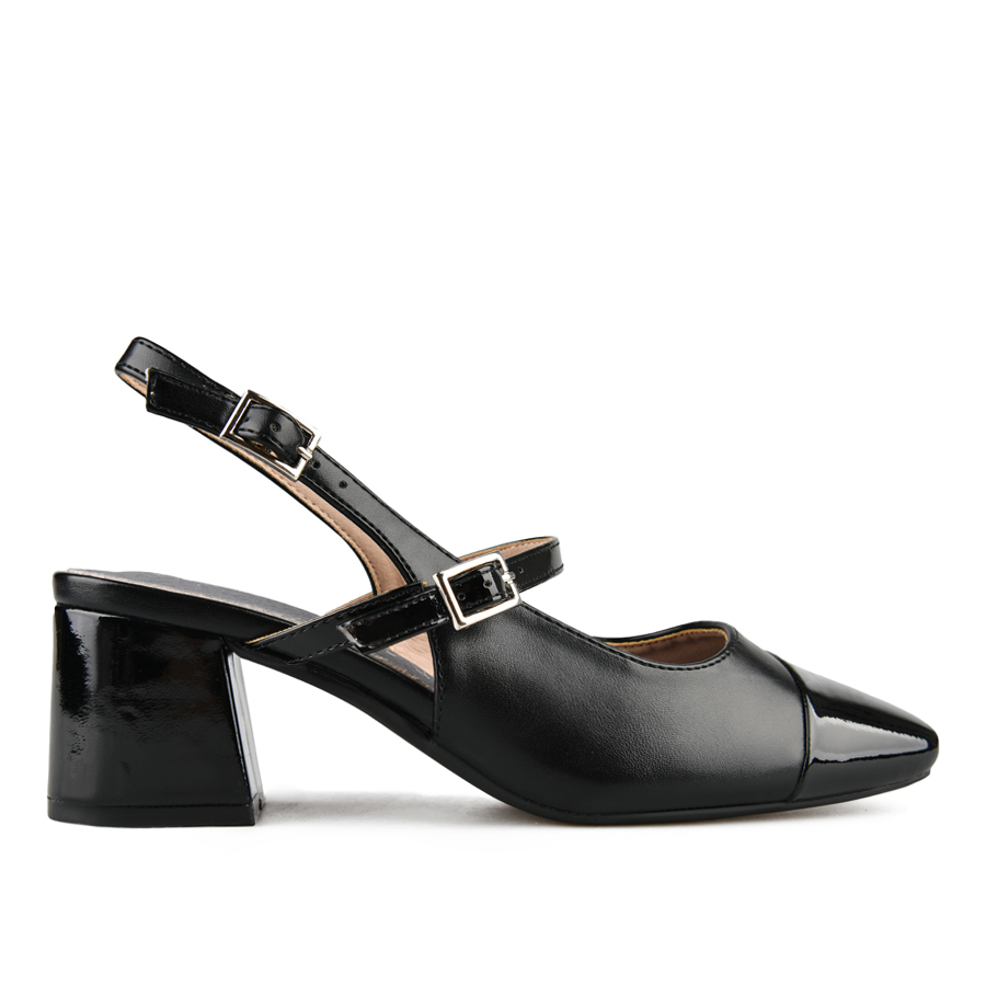 pantofi damă piele ecologică negru 0