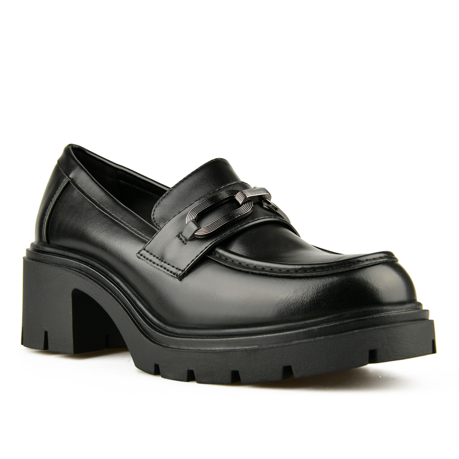 γυναικεία παπούτσια οικολογικό δέρμα μαύρο 2