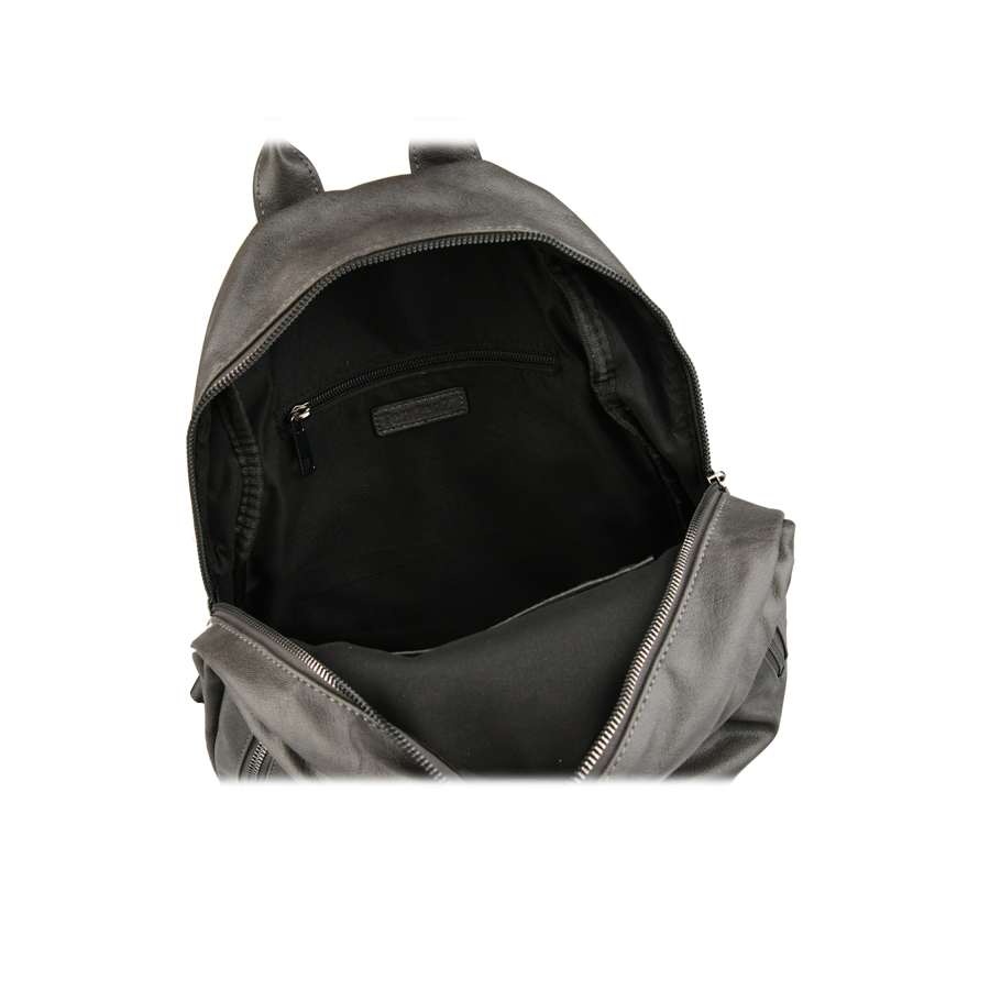 дамска раница еко кожа сива 2