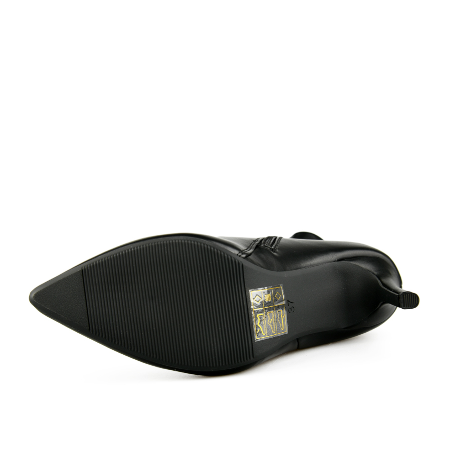 botine damă piele ecologică negru 4