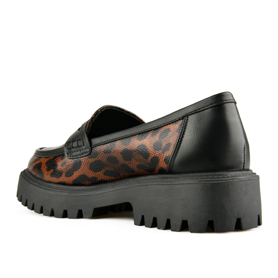 pantofi damă piele ecologică maro 3