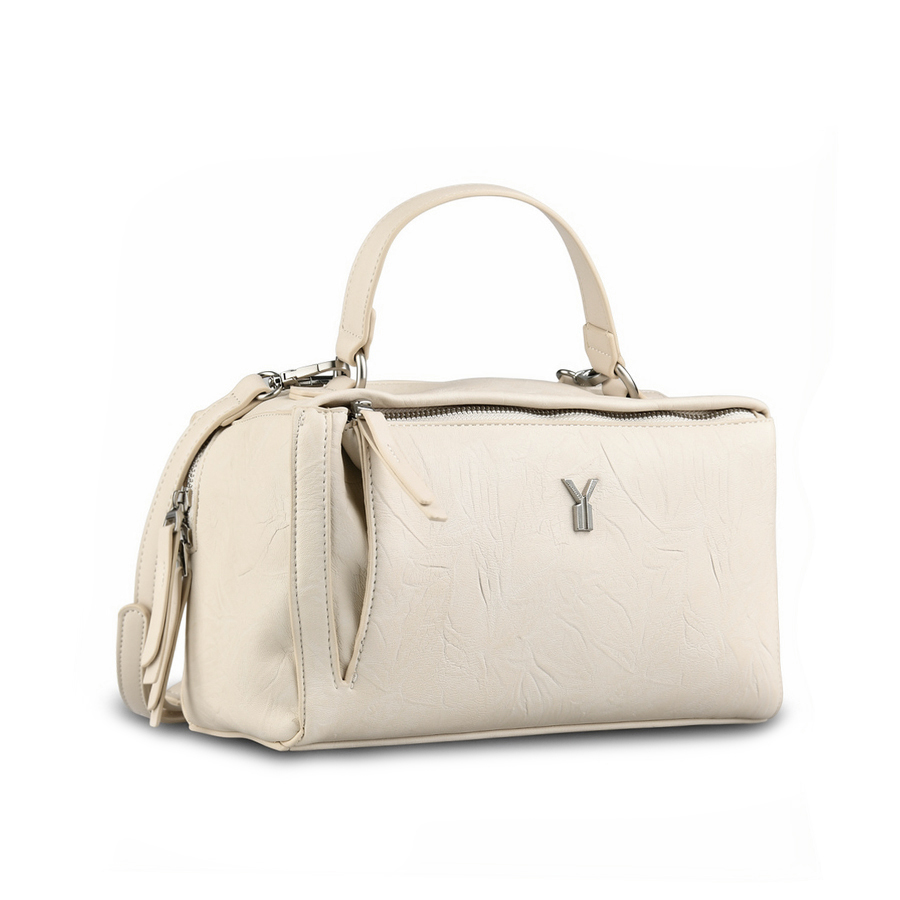 дамска чанта еко кожа бяла 0