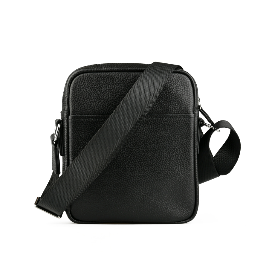 geantă bărbați piele naturală negru 1