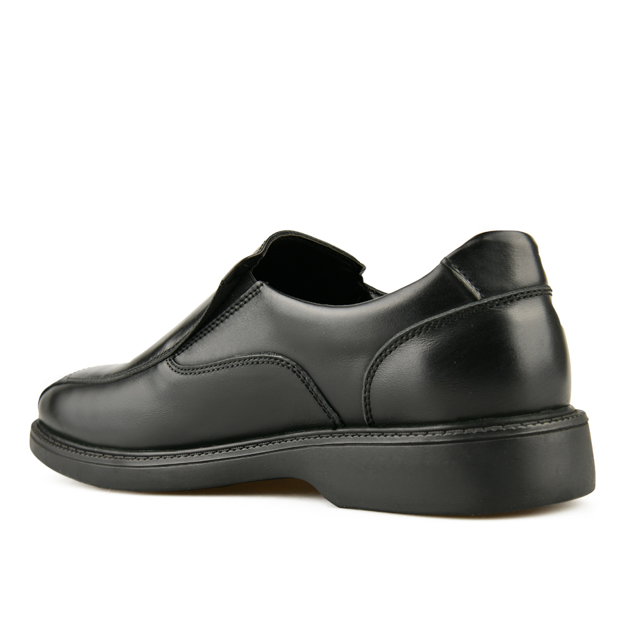 ανδρικά παπούτσια φυσικό δέρμα μαύρο 3