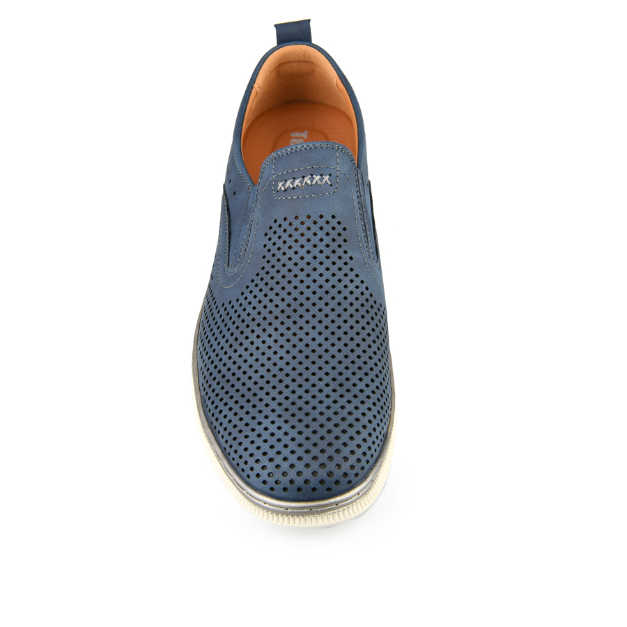 мъжки обувки еко кожа тъмно сини 1