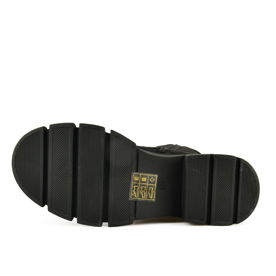 cizme damă textil negru 4