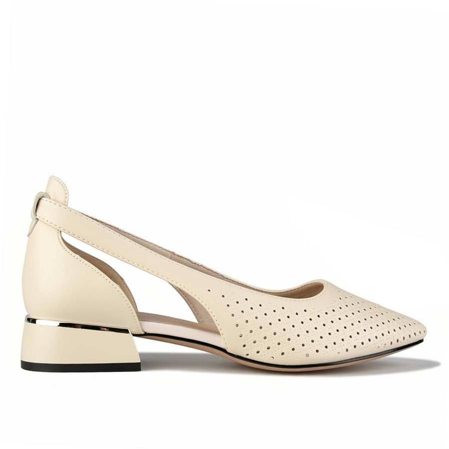 дамски обувки еко кожа бежови 0