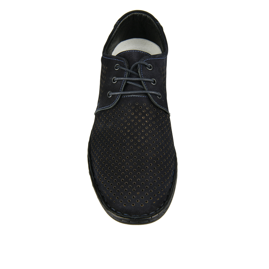 ανδρικά παπούτσια φυσικό δέρμα μαύρο 1