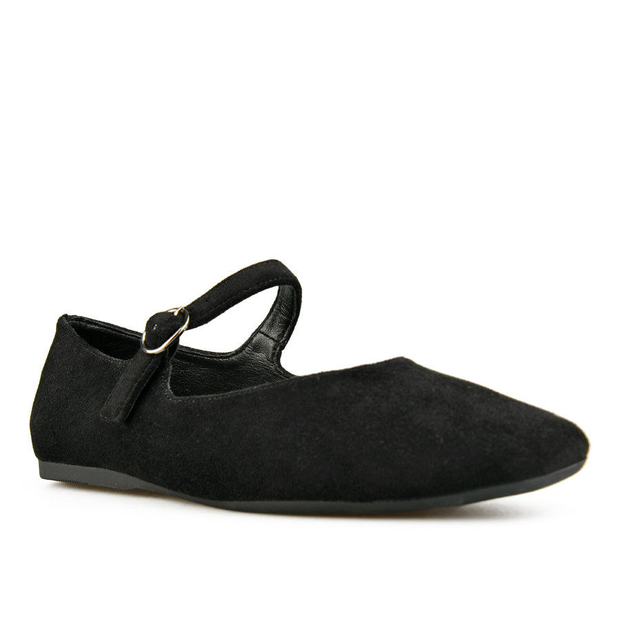 γυναικεία παπούτσια ύφασμα μαύρο 2