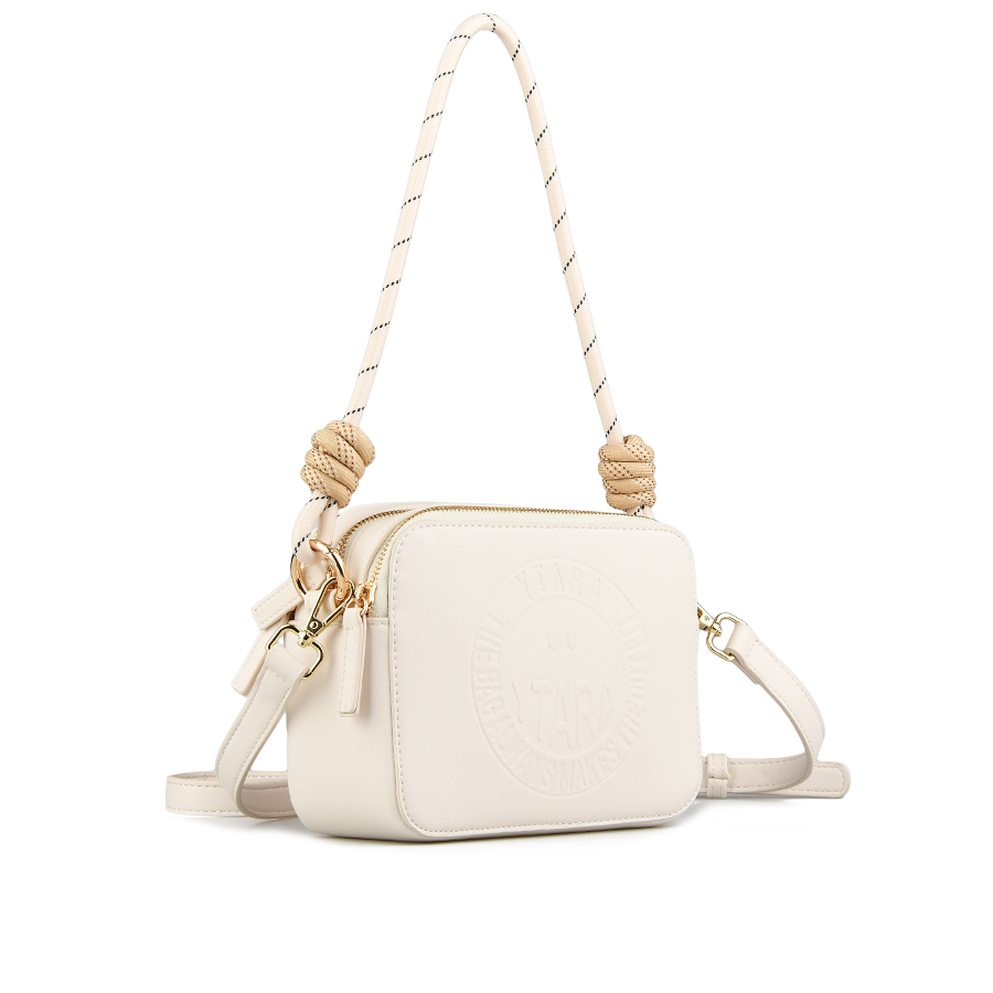 дамска чанта еко кожа бежова 0