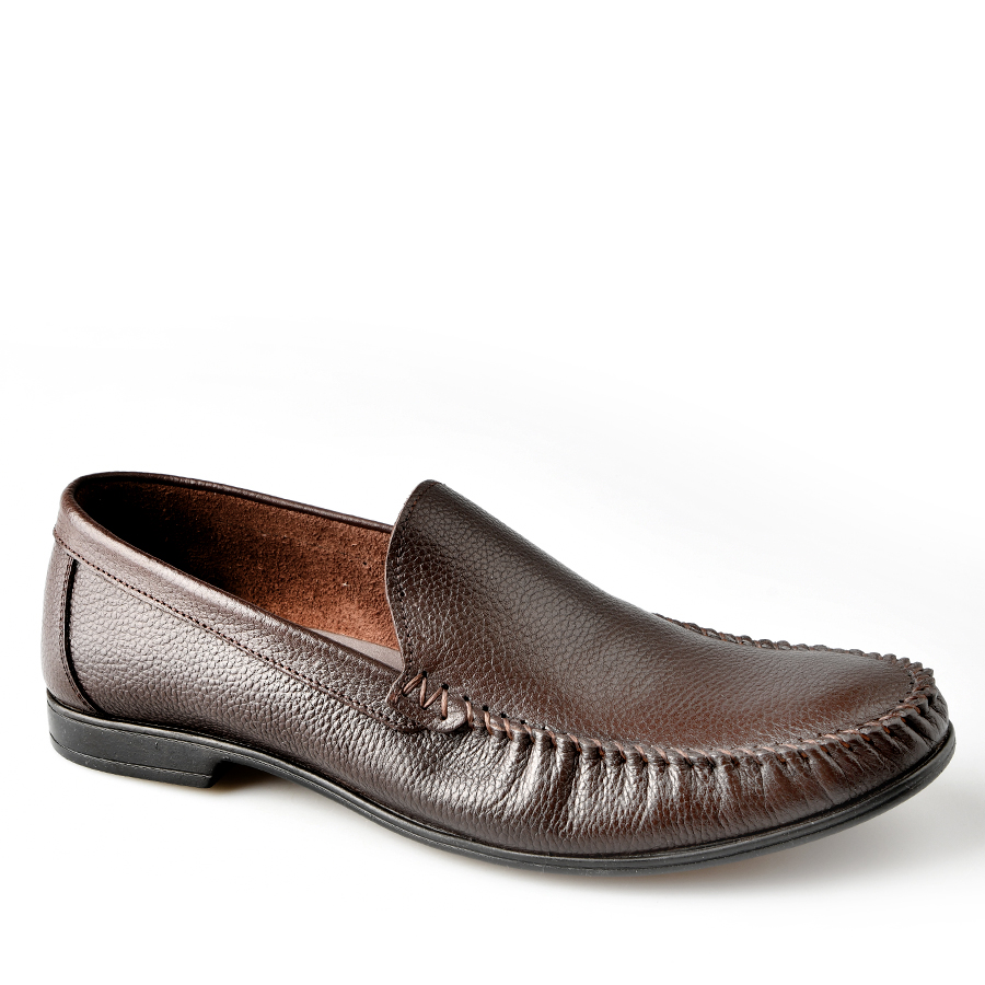 pantofi bărbați piele naturală maro închis 0