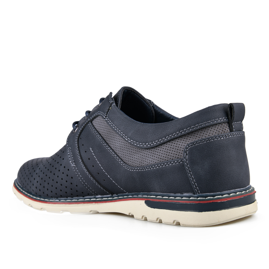 мъжки обувки еко кожа сини 3