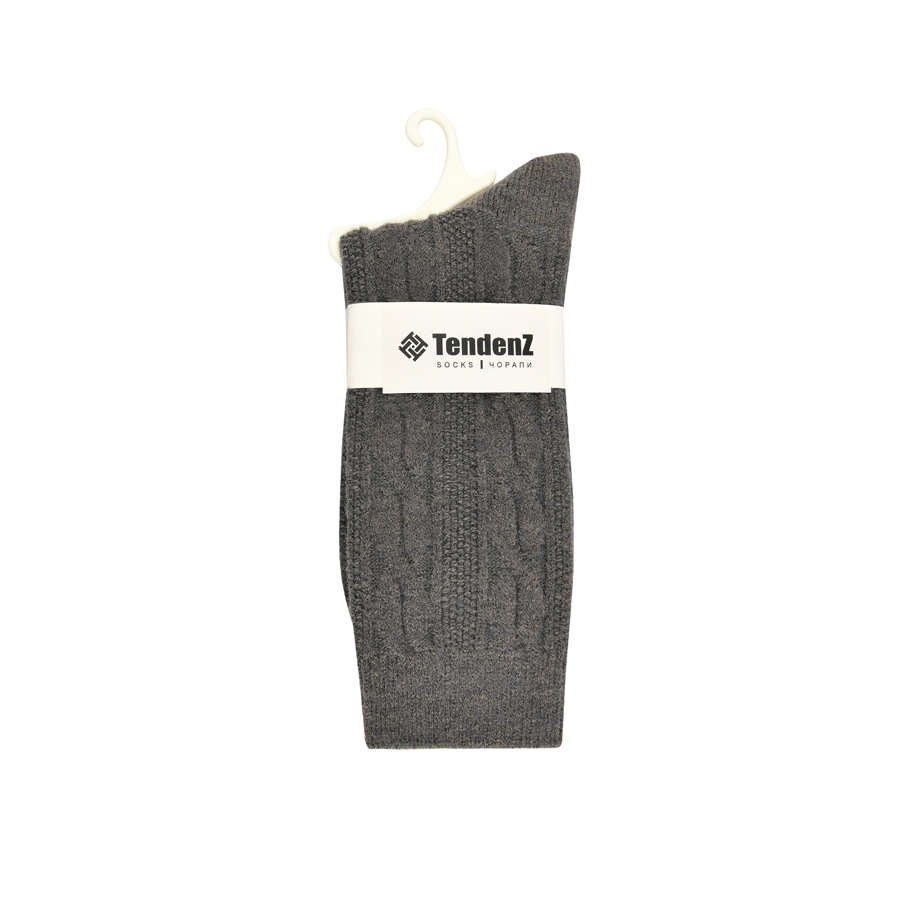 șosete damă textil gri închis 0