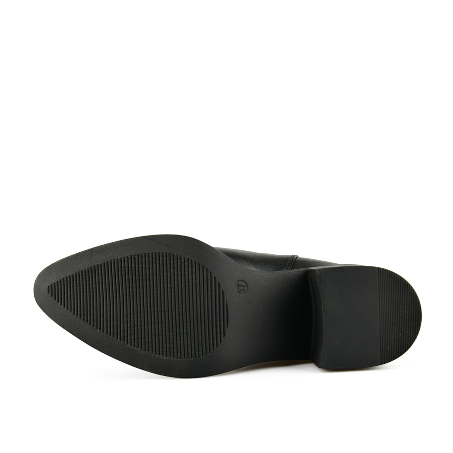 botine damă piele ecologică negru 4