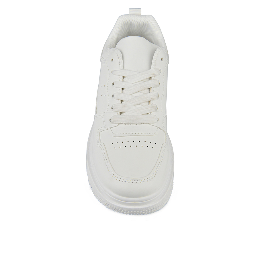 teniși damă piele ecologică alb 2