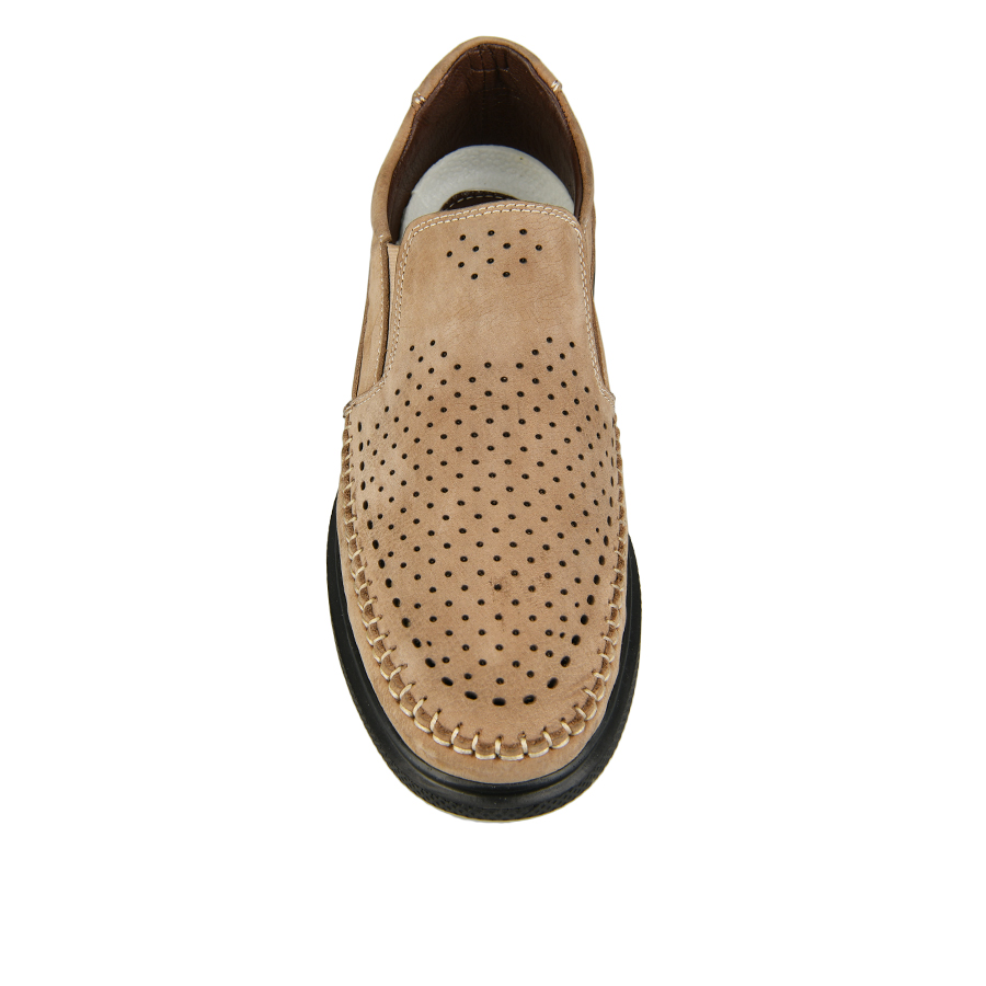 мъжки обувки естествена кожа бежови 1