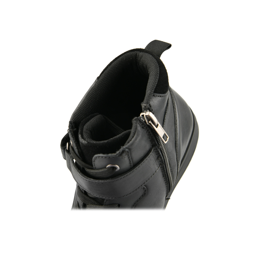 botine bărbați piele naturală negru 5