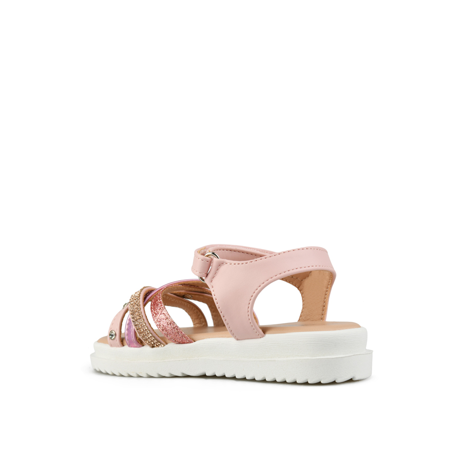 детски сандали еко кожа розови 3